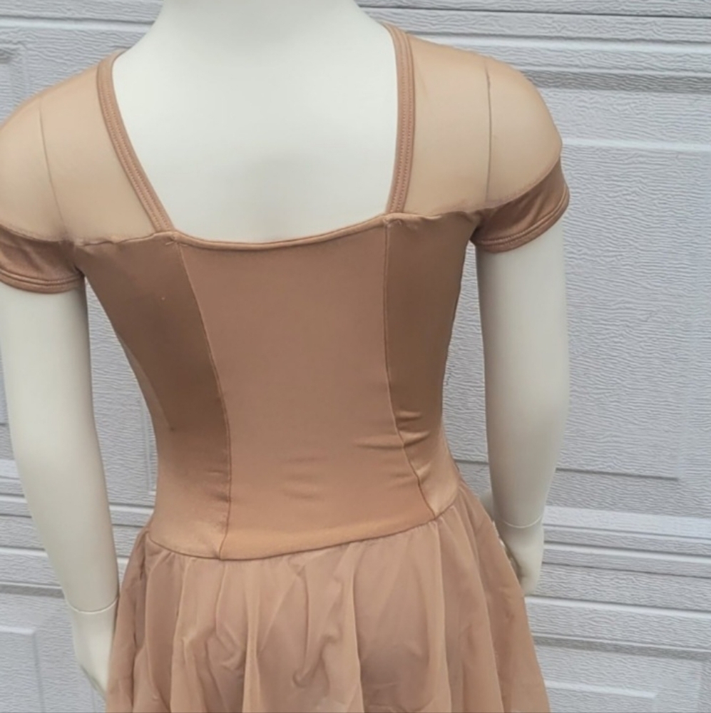 Elegant Tan Ballet Dress